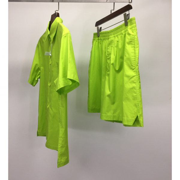 Bottega Veneta Shirt & Short In Acid Kiwi