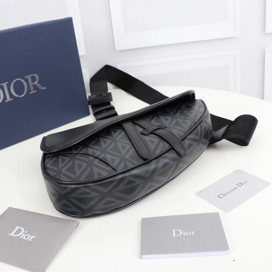 Dior saddle online bag diamond