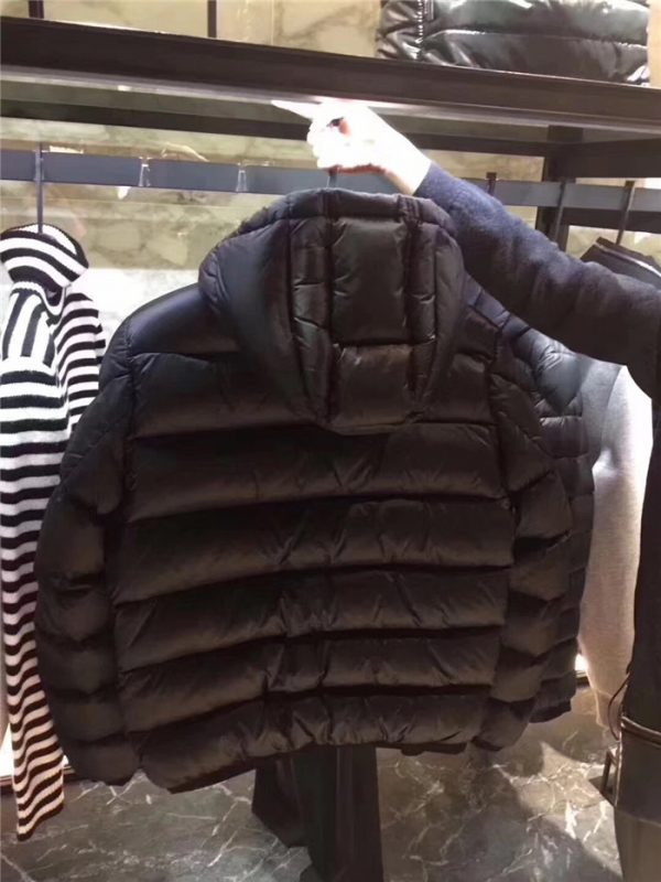 Moncler Clamart Padded Jacket Black For Men - Image 3