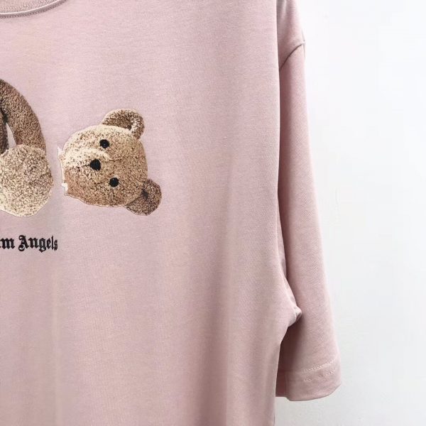 Palmangels  Bear Printed T-Shirt Pink - Image 5