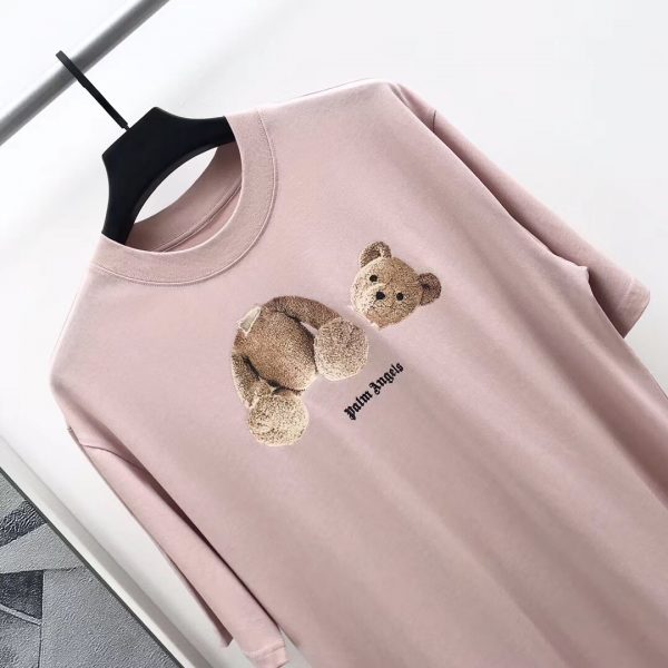 Palmangels  Bear Printed T-Shirt Pink - Image 7