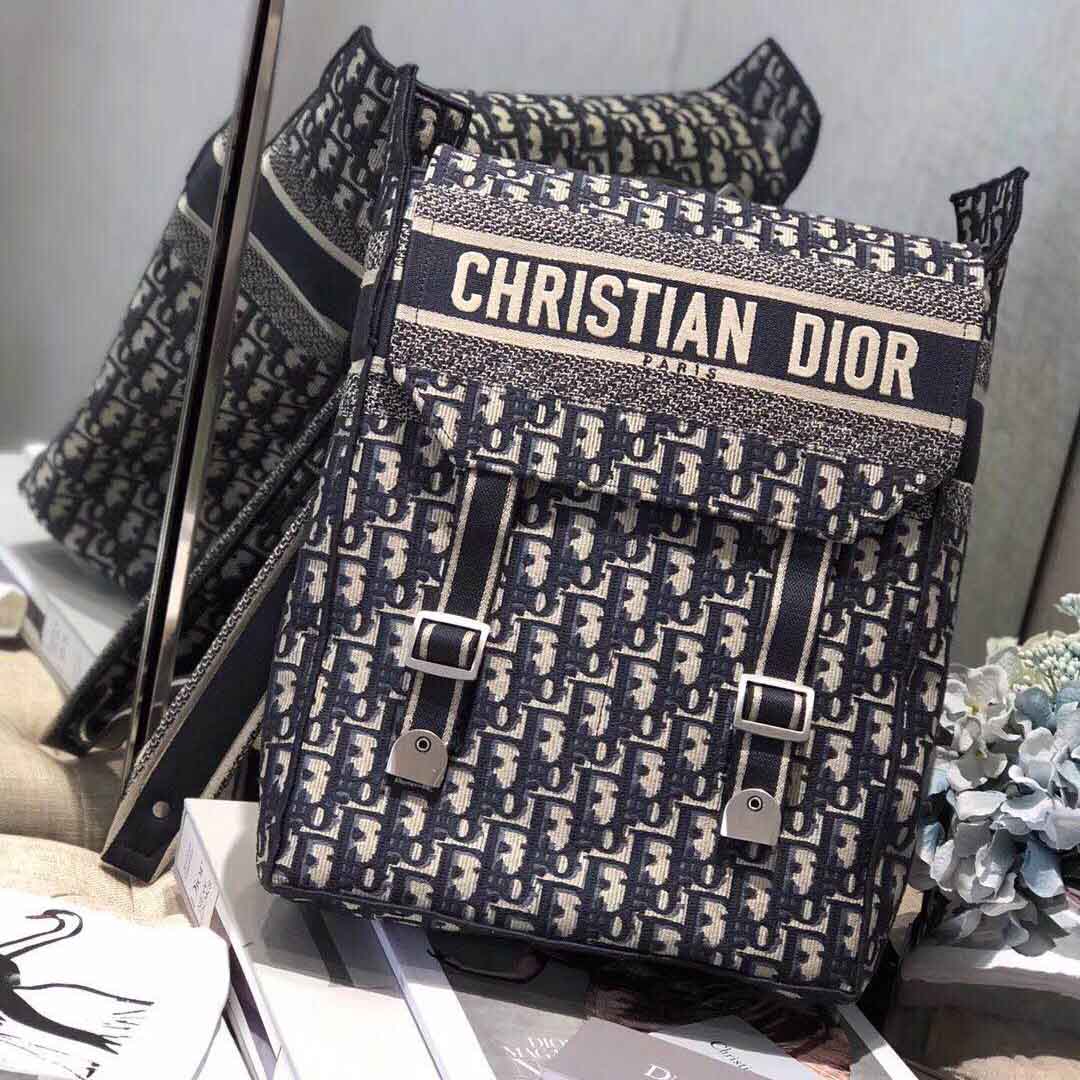 Dior sales canvas backpack