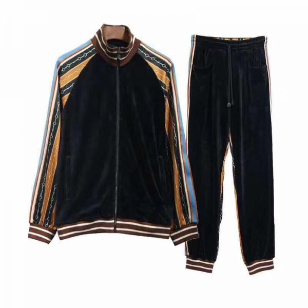 Gucci Bi Material Jacket Shorts Tracksuit