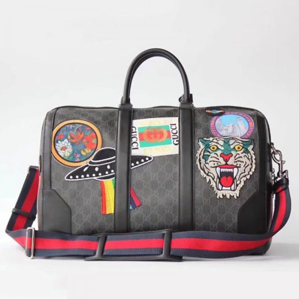Gucci Courrier GG Supreme Suitcase