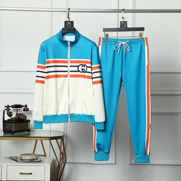 Gucci Interlocking G Stripe Jacket & Pant Tracksuit
