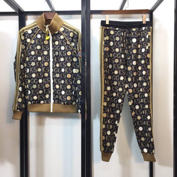 Gucci Ken Scott Print Zip-Up Jacket & Jogging Pant Suit